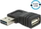 DeLOCK EASY-USB 2.0 Adapter, USB-A [Stecker] auf USB-A [Buchse], vertikal gewinkelt 90° Vorschaubild