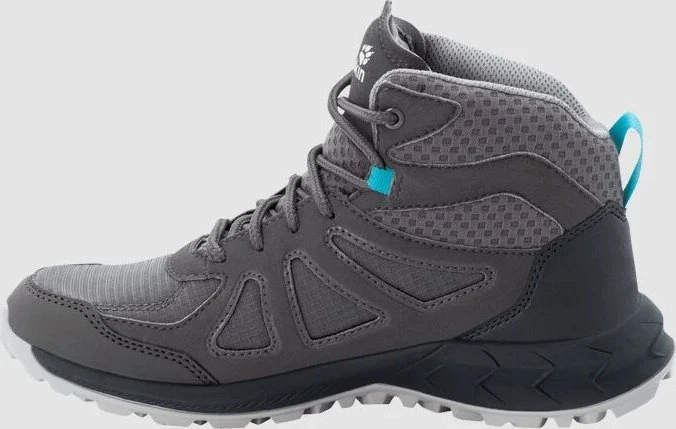 Jack Wolfskin Woodland 2 Texapore Mid grey/light blue (Damen)