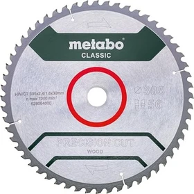 Metabo Precision Cut Kreissägeblatt 56Z, 305x1.6x30mm, 1 Stück