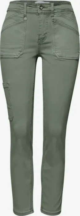 Street One Charlie Cargo Jeans sage green washed (Damen)
