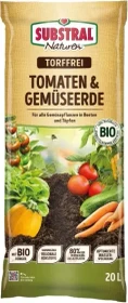 Evergreen Garden Care Substral Naturen Tomaten & Gemüseerde Torffrei, 20l