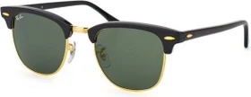 Ray-Ban RB3016 Clubmaster Classic 51mm schwarz-gold/grün