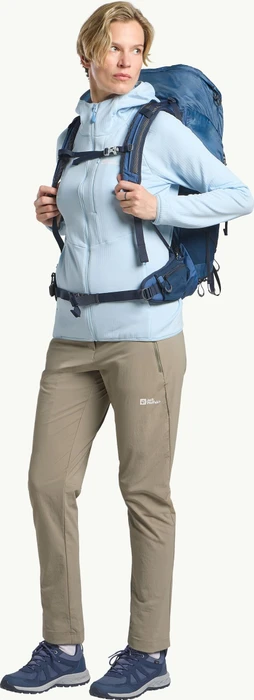 Jack Wolfskin Kolbenberg Hooded FZ Jacke ice blue (Damen)