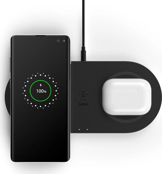 Belkin BoostCharge Dual Wireless Charging Pads schwarz