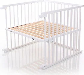 Babybay Kinderbett-Umbausatz für Original Beistellbett weiß lackiert