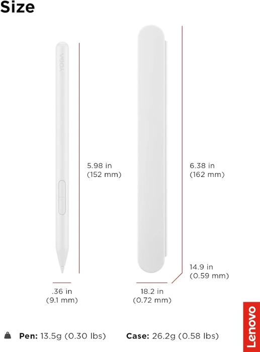 Lenovo Yoga Pen 2 with Pen Case, Seashell White