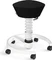 Aeris Swopper New Edition Bürohocker mit Rollen, Feder Standard, Gestell Alu weiß, Bezug Wollmischung Select schwarz Vorschaubild