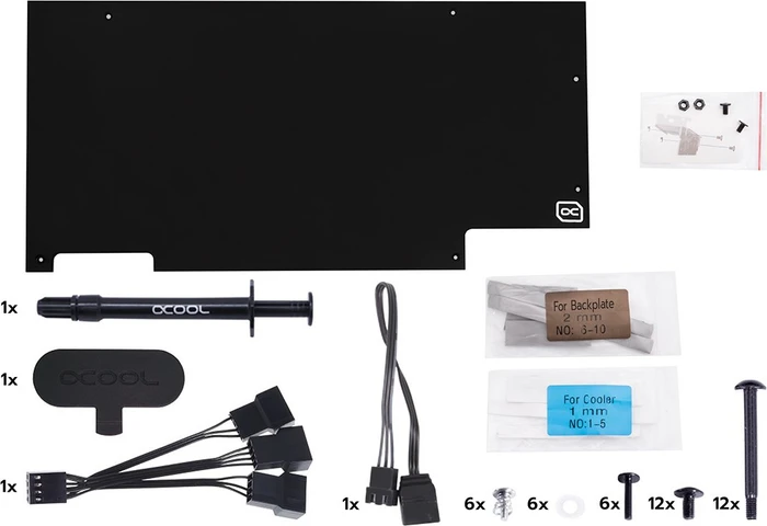 Alphacool Eiswolf 2 AiO 360mm RTX 3090/3080 ROG Strix mit Backplate