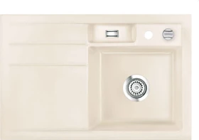 systemceram Bela 78 Einbau Becken rechts mit Ablauffernbedienung magnolie
