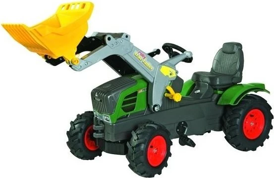 rolly toys rollyFarmtrac Fendt Vario 211 Trettraktor mit Frontlader und Luftbereifung grün