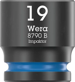 Wera 8790 B Impaktor Außensechskant Steckschlüssel 3/8", 19x30mm