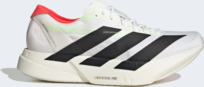 adidas Adizero Adios Pro 4 cloud white/core black/silver metallic (Herren)