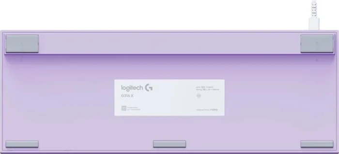 Logitech G316 X 98, Lilac, violett, Tactile Switch, USB, EN