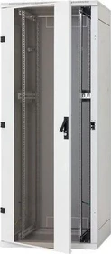 Triton RZA N 19" Standverteiler, 600x800 42HE, Sicherheitsglastür, IP20, grau, 800mm tief
