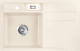 systemceram Bela 78 F Einbau Becken links jasmin