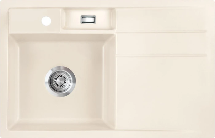 systemceram Bela 78 F Einbau Becken links jasmin