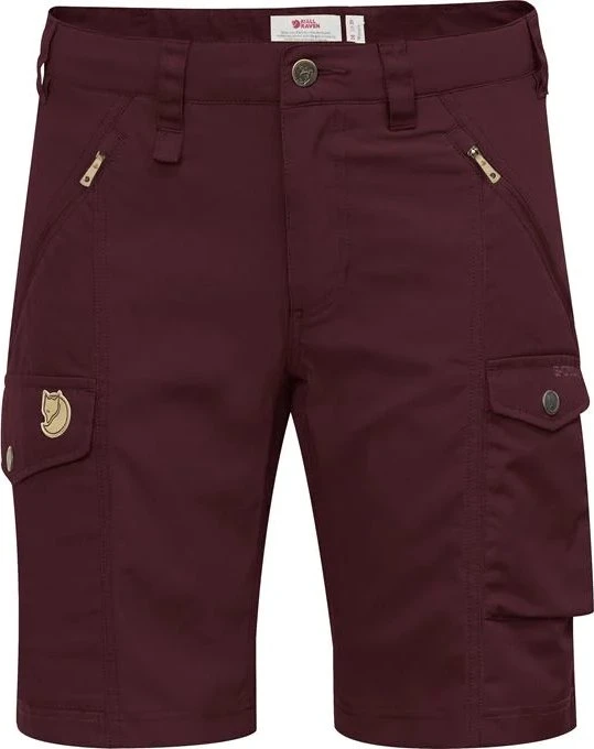 Fjällräven Nikka Curved Hose kurz dark garnet (Damen)
