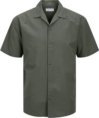 Jack & Jones Relaxed Fit Hemd kurzarm beetle (Herren)