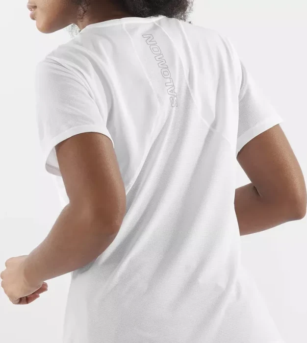 Salomon Sense Aero Laufshirt kurzarm weiß (Damen)