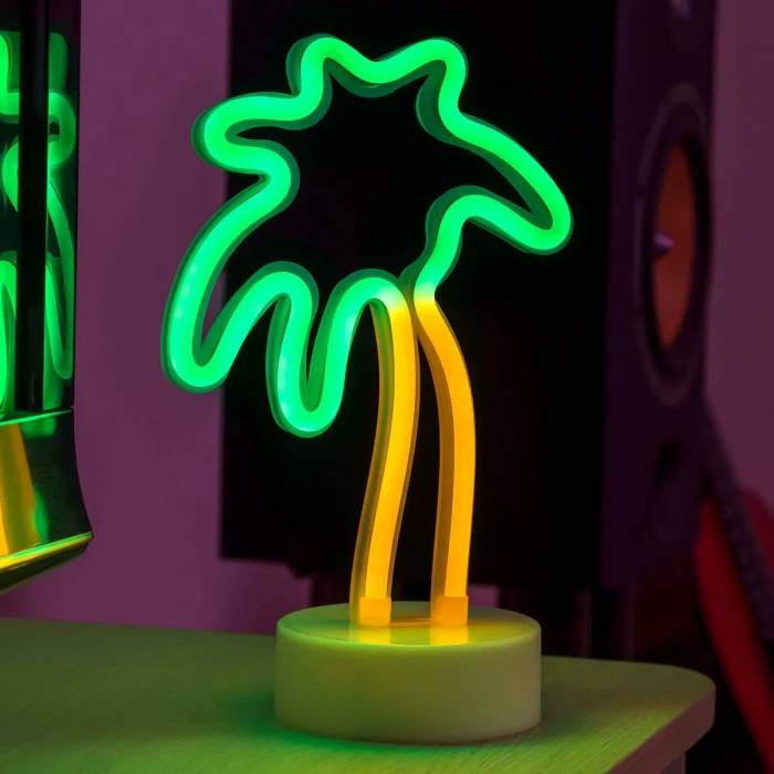 Konstsmide Motiv Schlauchsilhouette Palme LED 100x mehrfarbig