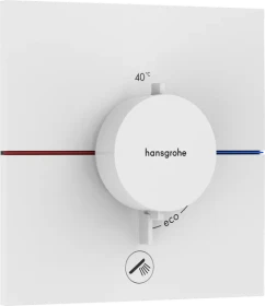 Hansgrohe ShowerSelect Comfort E Thermostat Unterputz für 1 Verbraucher und einen zusätzlichen Abgang mattweiß