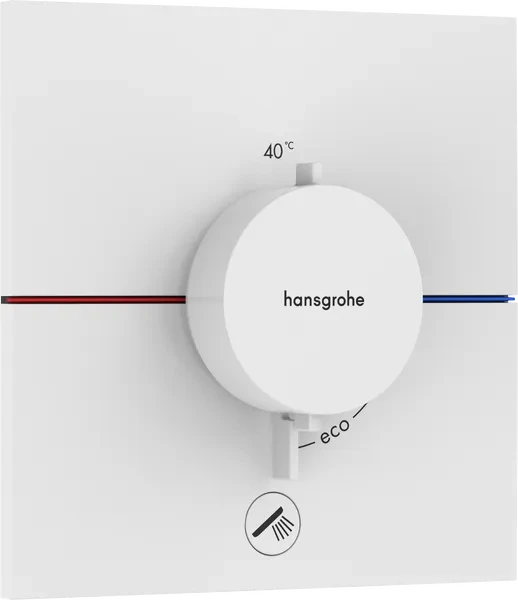 Hansgrohe ShowerSelect Comfort E Thermostat Unterputz für 1 Verbraucher und einen zusätzlichen Abgang mattweiß