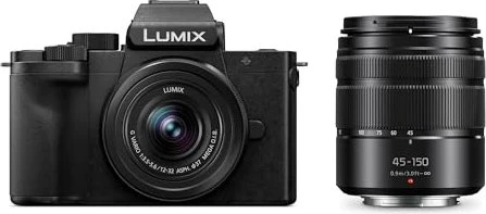 Panasonic Lumix DC-G100D mit Objektiv Lumix G Vario 12-32mm 3.5-5.6 ASPH OIS und Lumix G Vario 45-150mm 4.0-5.6 OIS