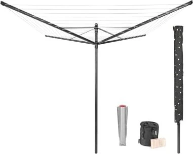 Brabantia Lift-O-Matic Wäschespinne, 50m anthracite