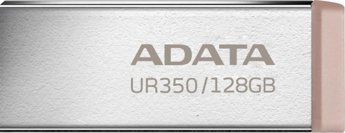 ADATA UR350 USB-A 128GB silber/braun, USB-A, USB 3.2 Gen 1×1