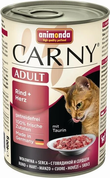 animonda Carny Rind und Herz, 2.40kg (6x 400g)