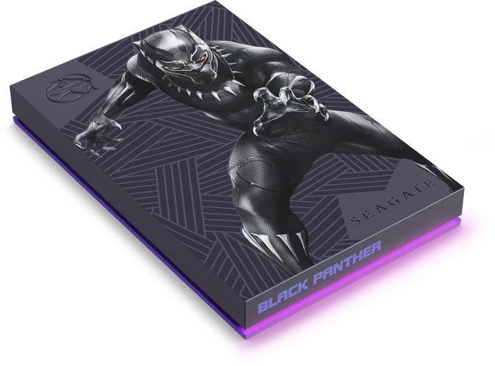 Seagate FireCuda Gaming HDD - Black Panther Special Edition, 2TB, +Rescue, USB 3.0 Micro-B