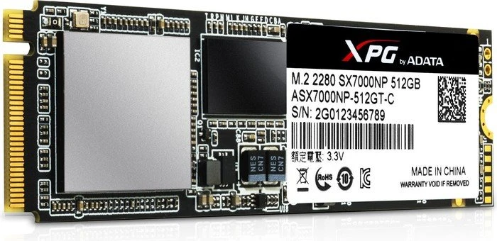 ADATA XPG SX7000 512GB, M.2 2280 / M-Key / PCIe 3.0 x4