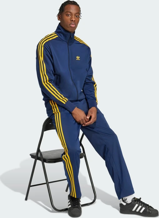 adidas Adicolor Classics Firebird Originals Trainingsjacke night indigo/crew yellow (Herren)