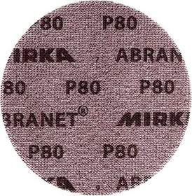 Mirka Abranet Grip Gewebeschleifblatt K80, 150mm, 50 Stück