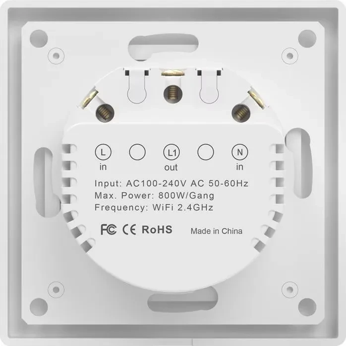 Avatto TS20 WiFi Touch Light Switch 2-fach
