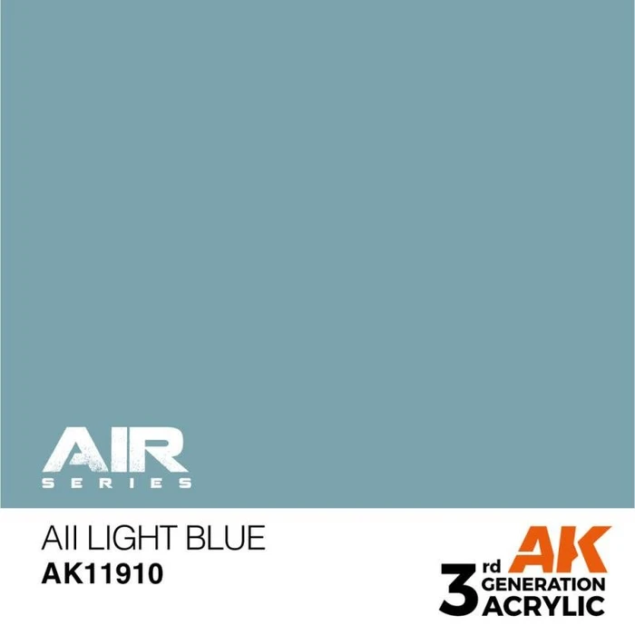AK-Interactive 3rd Gen Acrylic Colors Air Series aii light blue, 17ml