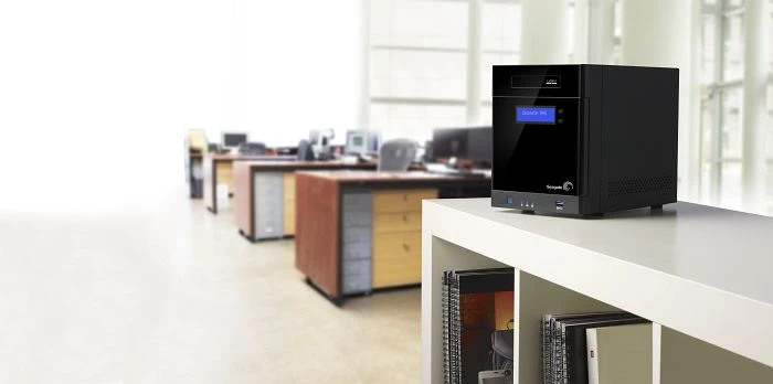 Seagate Business Storage 4-Bay 4TB, 2x RJ-45 1000Base-T, 2x USB-A 3.0