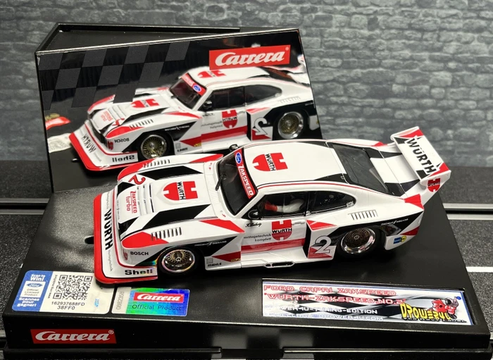 Carrera Digital 132 Ford Capri Zakspeed Turbo Würth-Zakspeed-Team, No.2