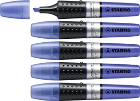 STABILO Luminator royalblau, 5er-Pack