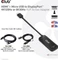 Club 3D aktives DisplayPort 1.4/HDMI 2.1 Adapterkabel schwarz, 0.15m Vorschaubild