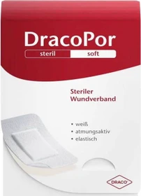Dr. Ausbüttel DracoPor Soft steriler Wundverband weiß, 9 x 25cm, 3 Stück