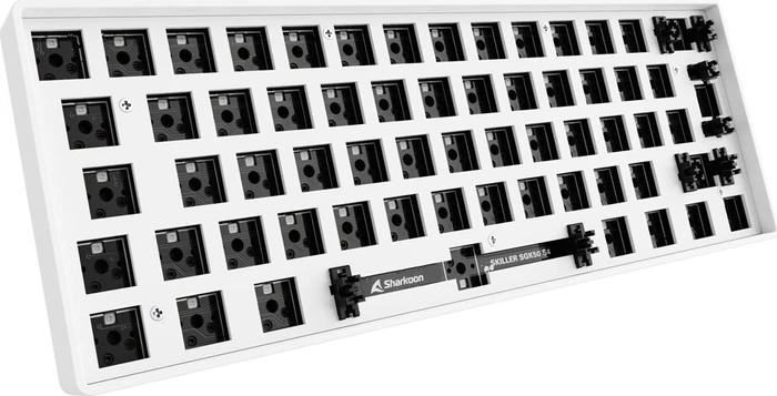 Sharkoon Skiller SGK50 S4 Barebone Gaming Tastatur, weiß, ISO