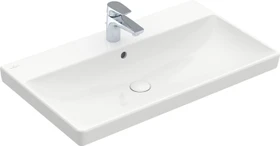 Villeroy & Boch Avento Schrankwaschtisch 80x47x16.5cm, mit Überlauf, weiß alpin ceramicplus
