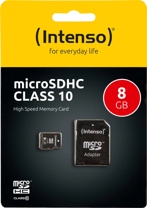 Intenso R20/W12 8GB Kit, Class 10