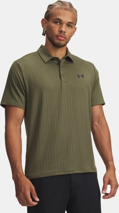 Under Armour Playoff 3.0 Poloshirt kurzarm marine od green/black (Herren)