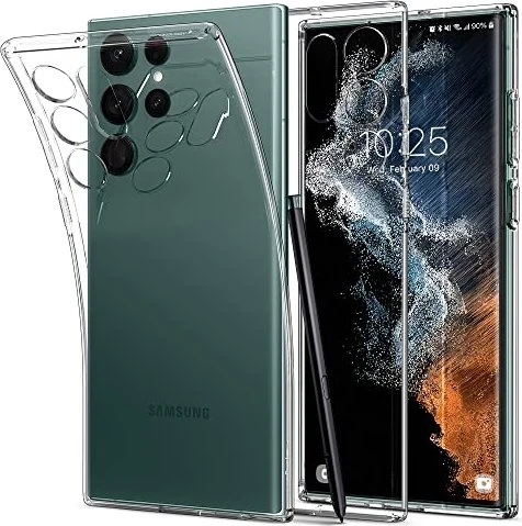 Spigen Liquid Crystal für Samsung Galaxy S22 Ultra Crystal Clear