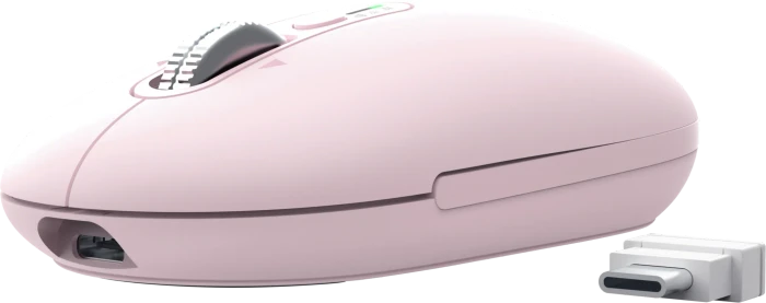 Trust Seron Hyperscroll Slim Wireless Mouse, rosa, USB/Bluetooth
