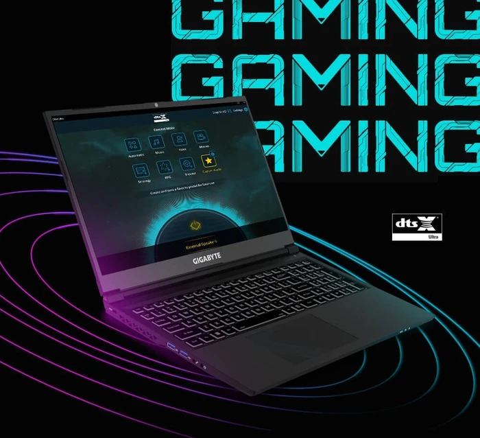 GIGABYTE G5, Core i5-12500H, 16GB RAM, 512GB SSD, GeForce RTX 4060, DE