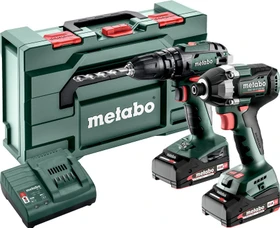 Metabo Combo Set 2.8.5 18V Akku-Maschinenset inkl. Koffer + 2 Akkus 2.0Ah