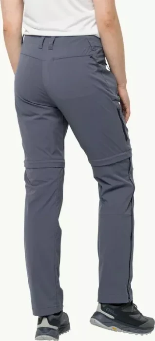 Jack Wolfskin Glastal Zip Away Zip-Off Hose lang dolphin (Damen)
